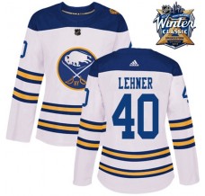 Dámský Dres Buffalo Sabres Robin Lehner 40 2018 Winter Classic Patch Bílá Authentic