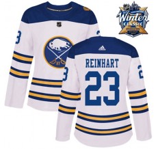 Dámský Dres Buffalo Sabres Sam Reinhart 23 2018 Winter Classic Patch Bílá Authentic