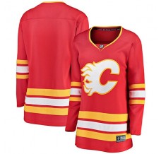 Dámský Dres Calgary Flames Blank Červená Breakaway Domácí