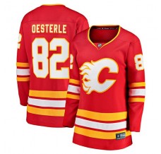 Dámský Dres Calgary Flames Jordan Oesterle 82 Červená Breakaway Domácí