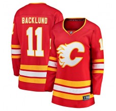 Dámský Dres Calgary Flames Mikael Backlund 11 Červená Breakaway Domácí
