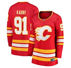 Dámský Dres Calgary Flames Nazem Kadri 91 Červená Breakaway Domácí
