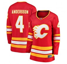 Dámský Dres Calgary Flames Rasmus Andersson 4 Červená Breakaway Domácí