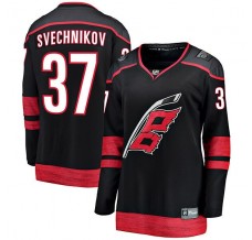 Dámský Dres Carolina Hurricanes Andrei Svechnikov 37 Černá Breakaway Domácí
