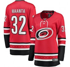 Dámský Dres Carolina Hurricanes Antti Raanta 32 Červená Breakaway Alternativní