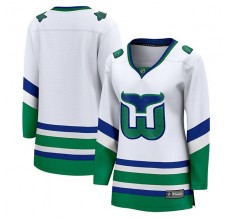 Dámský Dres Carolina Hurricanes Blank Whalers Throwback Bílá Premier Breakaway Alternativní