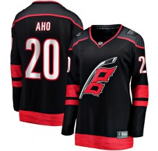 Dámský Dres Carolina Hurricanes Sebastian Aho 20 Černá Breakaway Domácí
