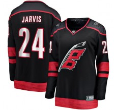 Dámský Dres Carolina Hurricanes Seth Jarvis 24 Černá Breakaway Domácí