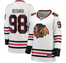 Dámský Dres Chicago Blackhawks Connor Bedard 98 Bílá Premier Breakaway Venkovní