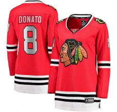 Dámský Dres Chicago Blackhawks Ryan Donato 8 Červená Breakaway Domácí