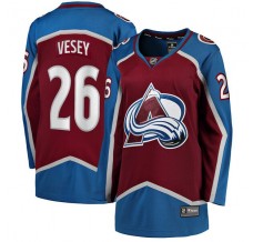 Dámský Dres Colorado Avalanche Jimmy Vesey 26 Burgundská Červená Breakaway Domácí