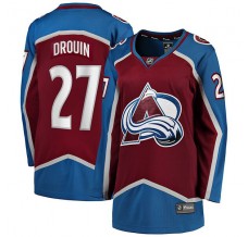 Dámský Dres Colorado Avalanche Jonathan Drouin 27 Burgundská Červená Breakaway Domácí
