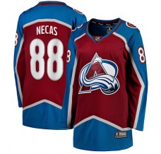 Dámský Dres Colorado Avalanche Martin Necas 88 Burgundská Červená Breakaway Domácí