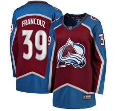 Dámský Dres Colorado Avalanche Pavel Francouz 39 Burgundská Červená Breakaway Domácí