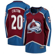 Dámský Dres Colorado Avalanche Ross Colton 20 Burgundská Červená Breakaway Domácí