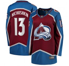 Dámský Dres Colorado Avalanche Valeri Nichushkin 13 Burgundská Červená Breakaway Domácí
