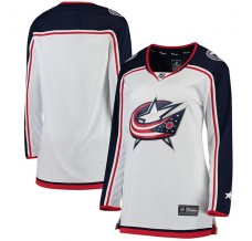 Dámský Dres Columbus Blue Jackets Blank Bílá Breakaway Venkovní