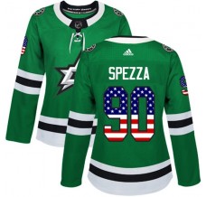 Dámský Dres Dallas Stars Jason Spezza 90 USA Flag Fashion Svěže Zelená Authentic