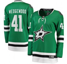 Dámský Dres Dallas Stars Scott Wedgewood 41 Zelená Breakaway Domácí