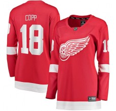 Dámský Dres Detroit Red Wings Andrew Copp 18 Červená Breakaway Domácí