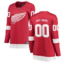 Dámský Dres Detroit Red Wings Custom Červená Breakaway Domácí