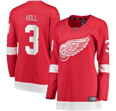Dámský Dres Detroit Red Wings Justin Holl 3 Červená Breakaway Domácí
