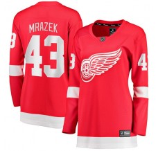 Dámský Dres Detroit Red Wings Petr Mrazek 43 Červená Breakaway Domácí