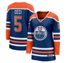 Dámský Dres Edmonton Oilers Cody Ceci 5 Královská Modrá Breakaway Domácí