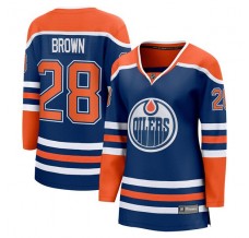 Dámský Dres Edmonton Oilers Connor Brown 28 Královská Modrá Breakaway Domácí