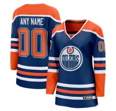 Dámský Dres Edmonton Oilers Custom Královská Modrá Breakaway Domácí