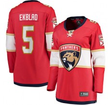 Dámský Dres Florida Panthers Aaron Ekblad 5 Červená Breakaway Domácí