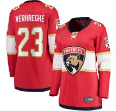 Dámský Dres Florida Panthers Carter Verhaeghe 23 Červená Breakaway Domácí