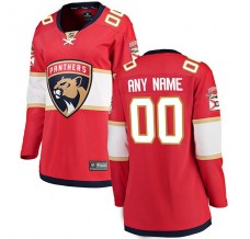 Dámský Dres Florida Panthers Custom Červená Breakaway Domácí