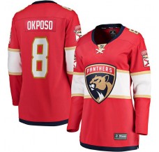 Dámský Dres Florida Panthers Kyle Okposo 8 Červená Breakaway Domácí