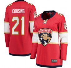 Dámský Dres Florida Panthers Nick Cousins 21 Červená Breakaway Domácí