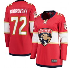 Dámský Dres Florida Panthers Sergei Bobrovsky 72 Červená Breakaway Domácí