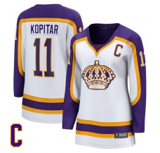 Dámský Dres Los Angeles Kings Anze Kopitar 11 Special Edition 2.0 Captain Patch Bílá Breakaway Alternativní