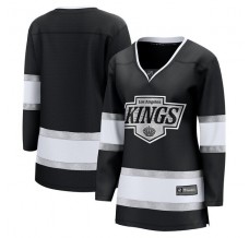Dámský Dres Los Angeles Kings Blank Černá Bílá Breakaway Domácí