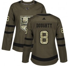 Dámský Dres Los Angeles Kings Drew Doughty 8 Maskáčová Zelená Authentic