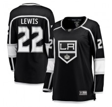 Dámský Dres Los Angeles Kings Trevor Lewis 22 Černá Breakaway Domácí