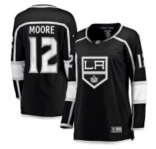 Dámský Dres Los Angeles Kings Trevor Moore 12 Černá Breakaway Domácí