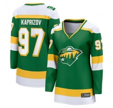 Dámský Dres Minnesota Wild Kirill Kaprizov 97 Zelená Premier Breakaway Alternativní