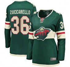 Dámský Dres Minnesota Wild Mats Zuccarello 36 Zelená Breakaway Domácí