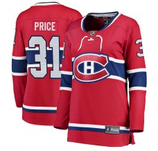 Dámský Dres Montreal Canadiens Carey Price 31 Červená Breakaway Domácí
