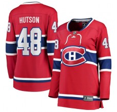 Dámský Dres Montreal Canadiens Lane Hutson 48 Červená Breakaway Domácí