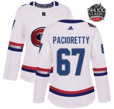 Dámský Dres Montreal Canadiens Max Pacioretty 67 2017 100 Classic Patch Bílá Authentic