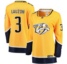 Dámský Dres Nashville Predators Jeremy Lauzon 3 Zlatá Breakaway Domácí