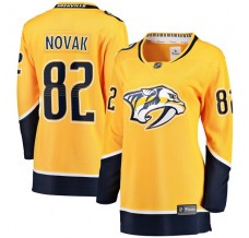 Dámský Dres Nashville Predators Tommy Novak 82 Zlatá Breakaway Domácí