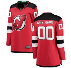 Dámský Dres New Jersey Devils Custom Červená Breakaway Domácí