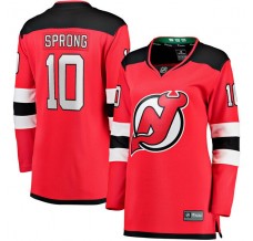 Dámský Dres New Jersey Devils Daniel Sprong 10 Červená Breakaway Domácí